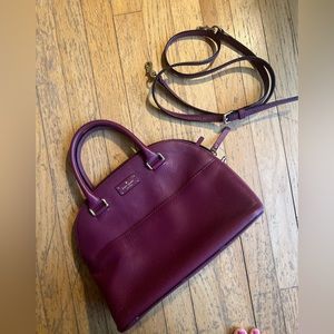 Kate Spade Sadie Dome Satchel Plum/Berry color
